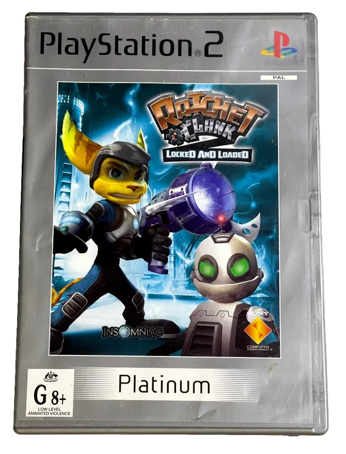 Ratchet And Clank 2 Locked And Loaded Ps2 (Platinum) Pal *No Manual* (Refurbed) 1
