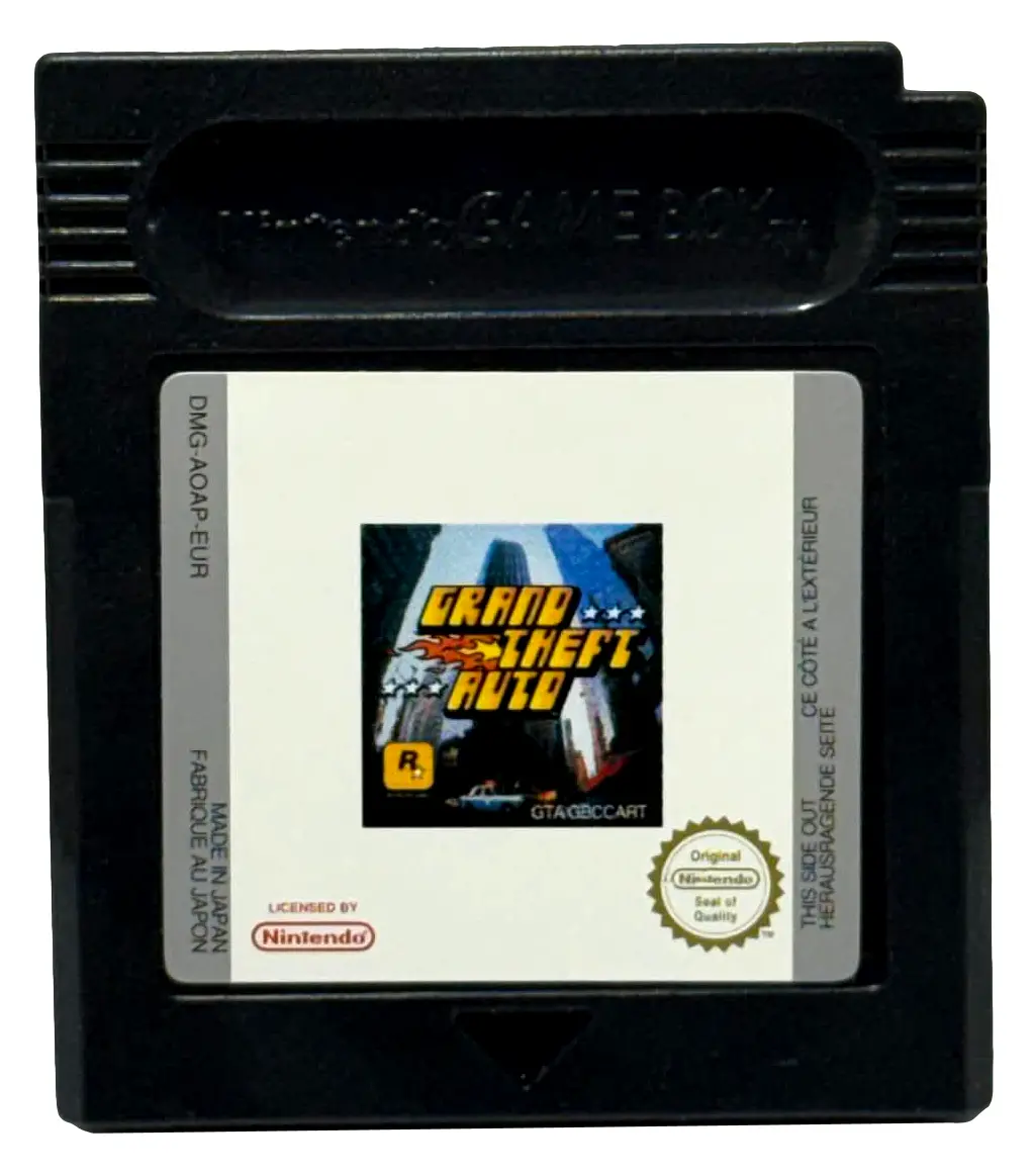 Grand Theft Auto Nintendo Gameboy Cartridge *New Save Battery* (Preowned) 1