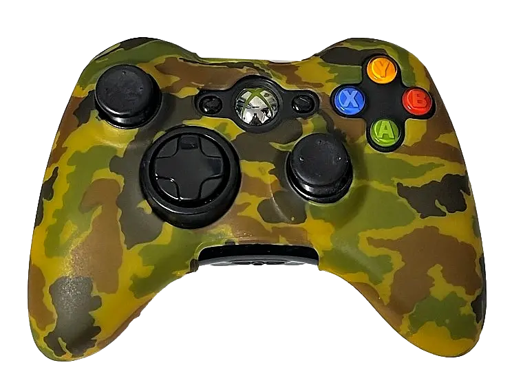 Silicone Cover For Xbox 360 Controller Skin Case Yellow Camo 1