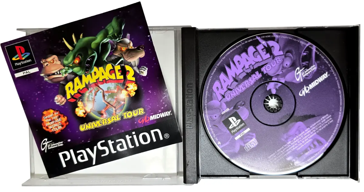 Rampage 2 Universal Tour Ps1 Ps2 Ps3 Pal *Complete* (Preowned) 2