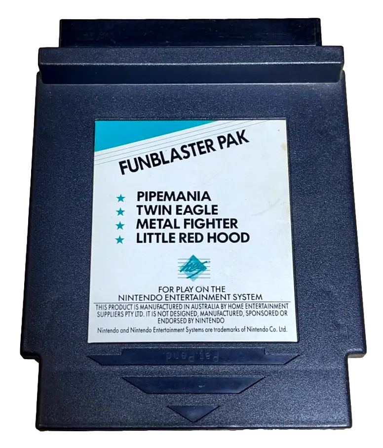 Funblaster Pak Nintendo Nes Hes Piggy Back Version Little Red Hood Etc (Preowned) 1