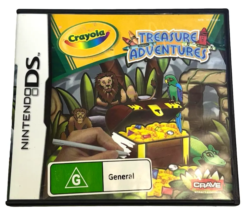 Crayola Treasure Adventures Nintendo Ds 2Ds 3Ds Game *Complete* (Preowned) 1