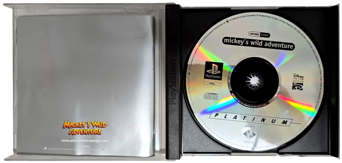 Mickey's Wild Adventure Ps1 Ps2 Ps3 Pal *No Cover Art* (Preowned) 2