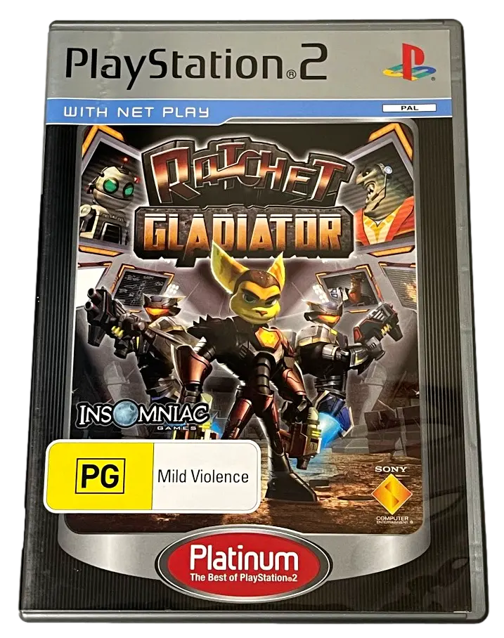 Ratchet Gladiator Ps2 (Platinum) Pal "Ratchet And Clank" *No Manual* (Preowned) 1