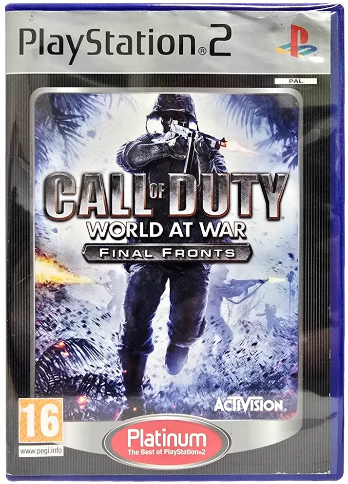 Call Of Duty World At War Final Fronts Ps2 (Platinum) Pal *Complete* 1