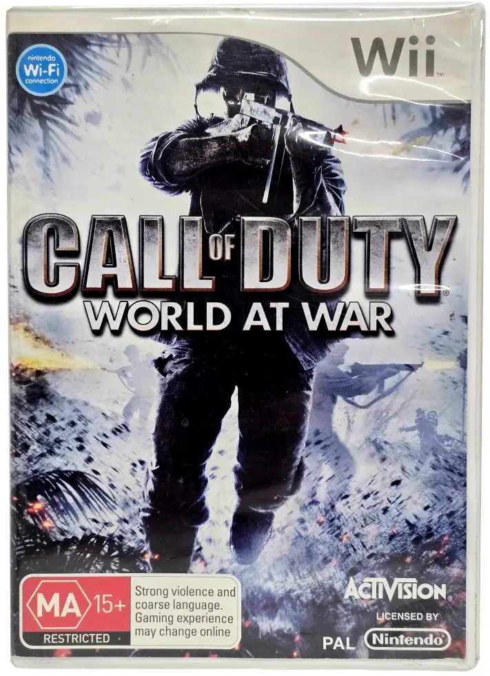 Call Of Duty World At War Nintendo Wii Pal *Complete* (Preowned) 1