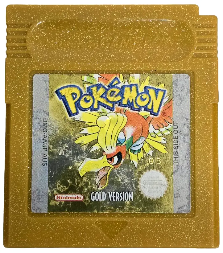 Genuine Pokemon Gold Version Nintendo Gameboy (Cartridge Only) (Preowned) 1