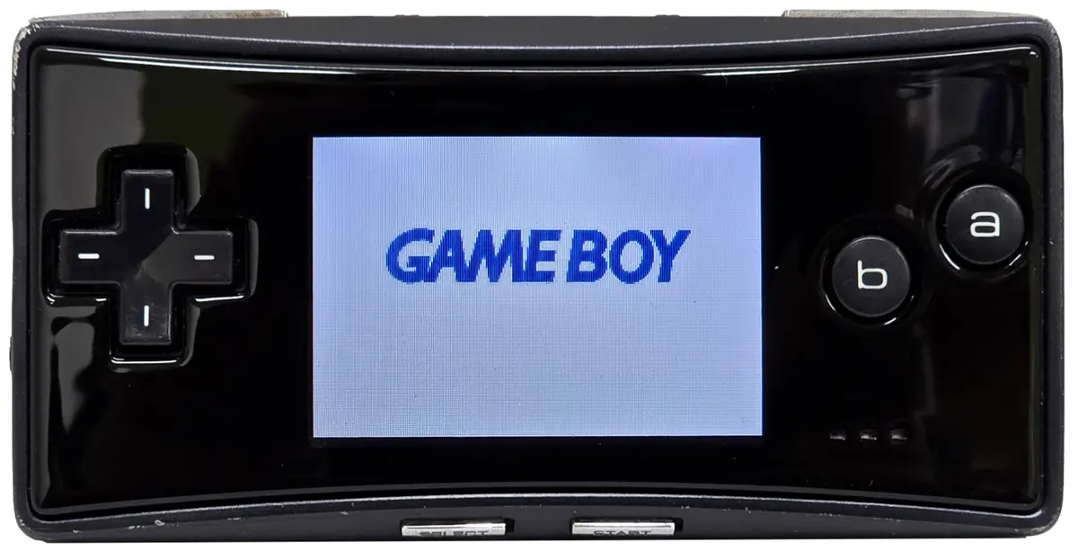 Genuine Black Nintendo Game Boy Micro (Oxy-001) + Usb Charger 1
