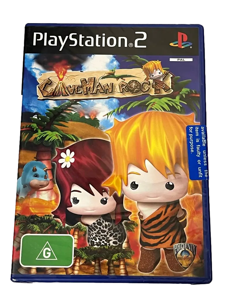 Caveman Rock Ps2 Pal Brand New *Factory Sealed* 1