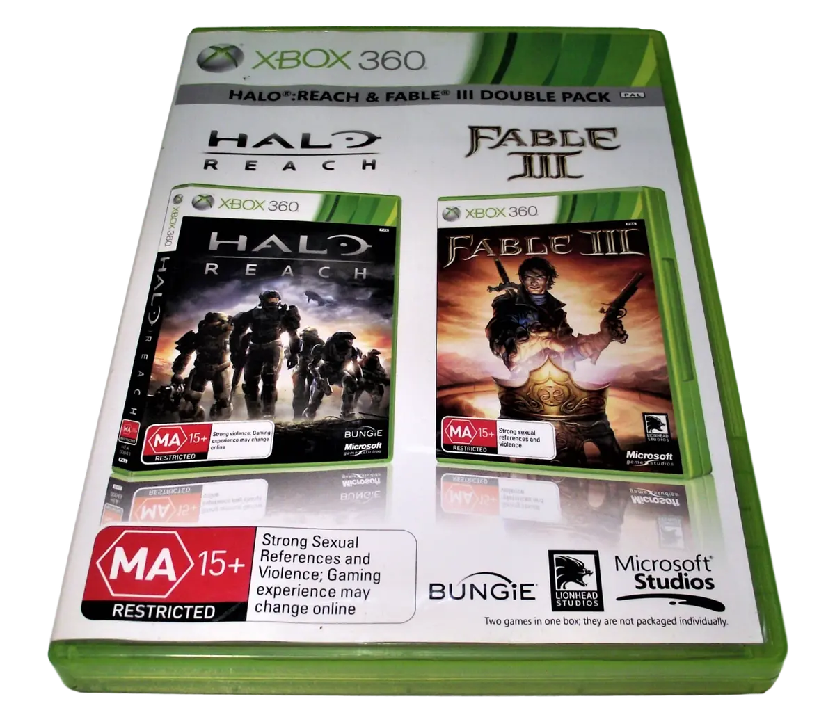 Halo: Reach & Fable Iii Double Pack Xbox 360 Pal (Preowned) 1