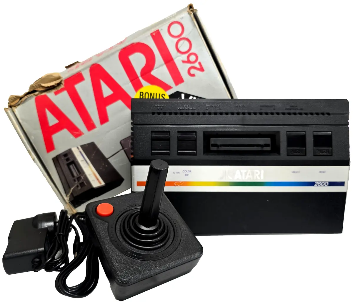 Refurbished Atari 2600 Jr Console + Joystick In Original Box Matching Serials #2 (Refurbished) 1