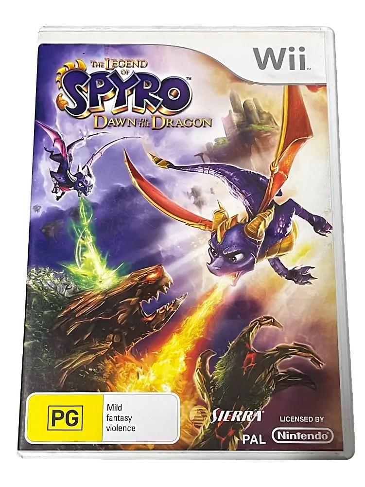 Spyro Dawn Of The Dragon Nintendo Wii Pal *Complete*  (Preowned) 1