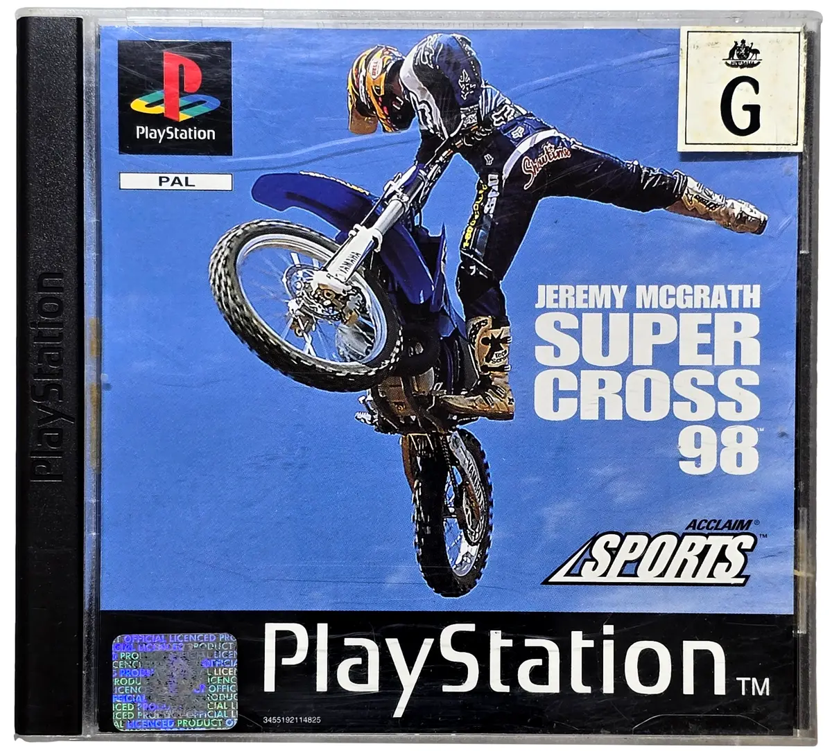 Jeremy Mcgrath Supercross 98 Ps1 Ps2 Ps3 Pal *Complete* Playstation (Preowned) 1
