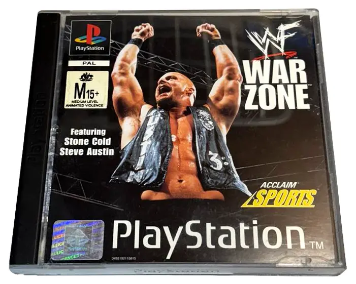 Wwf War Zone Ps1 Ps2 Ps3 Pal *Complete* (Preowned) 1