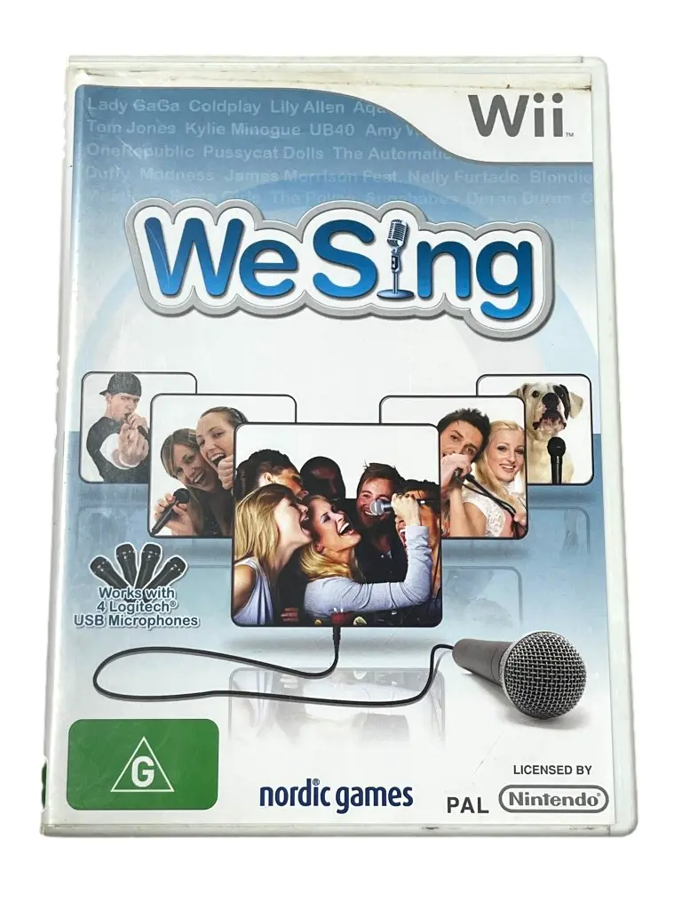 We Sing Nintendo Wii Pal *Complete*  (Preowned) 1