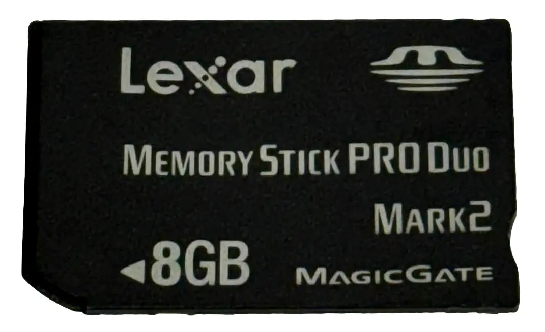 Lexar 8Gb Sony Psp Memory Stick Pro Duo Memory Card Camera Memory Genuine (Preowned) 1