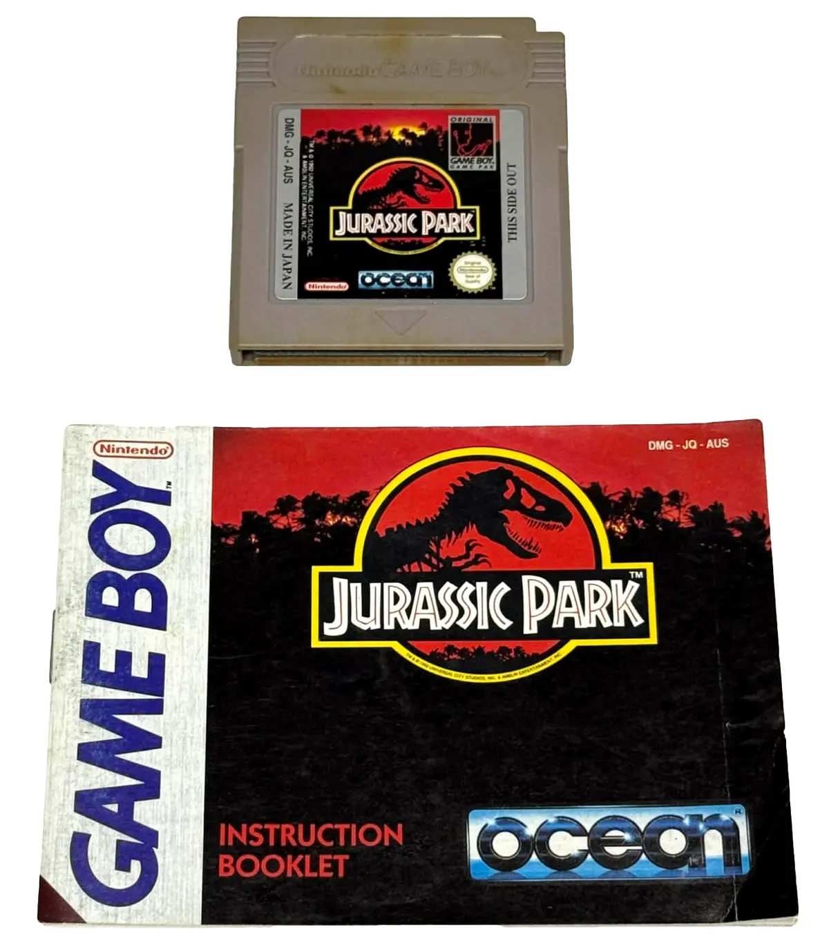 Jurassic Park Nintendo Gameboy *Cartridge & Manual* (Preowned) 1