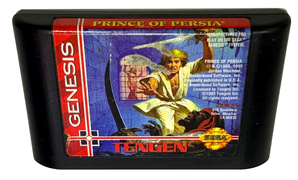 Prince Of Persia Sega Genesis *Cartridge Only* Ntsc (Preowned) 1