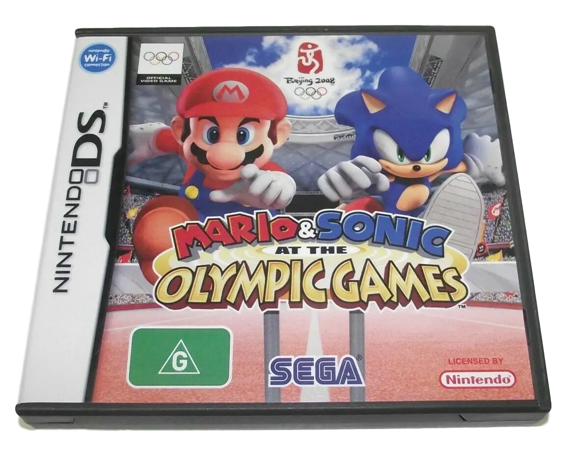 Mario And Sonic At The Olympic Games Nintendo Ds 2Ds 3Ds Game *Complete* (Preowned) 1
