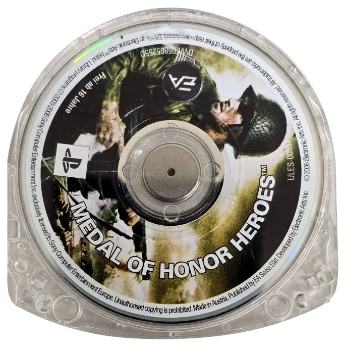 Medal Of Honor Heroes Sony Psp Game Disc Only (Preowned) 1