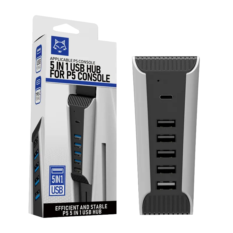 Usb Hub For Ps5 De / Uhd Version Playstation 5 1St Edition Consoles (Not Slim) 1
