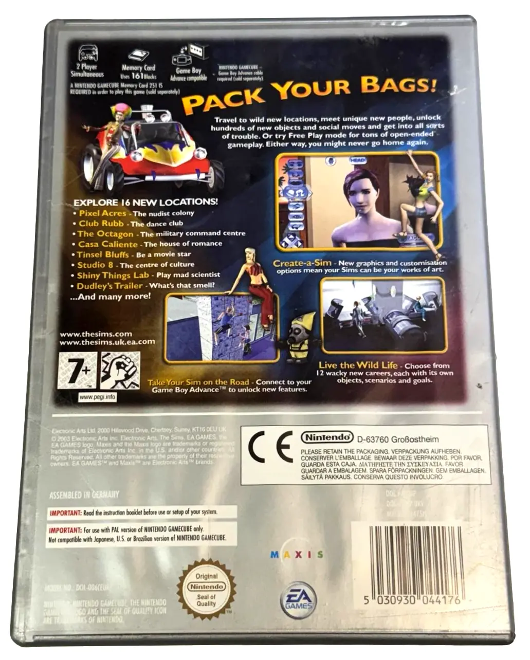 The Sims Bustin" Out Nintendo Gamecube Pal *Complete* (Players Choice) (Preowned) 2
