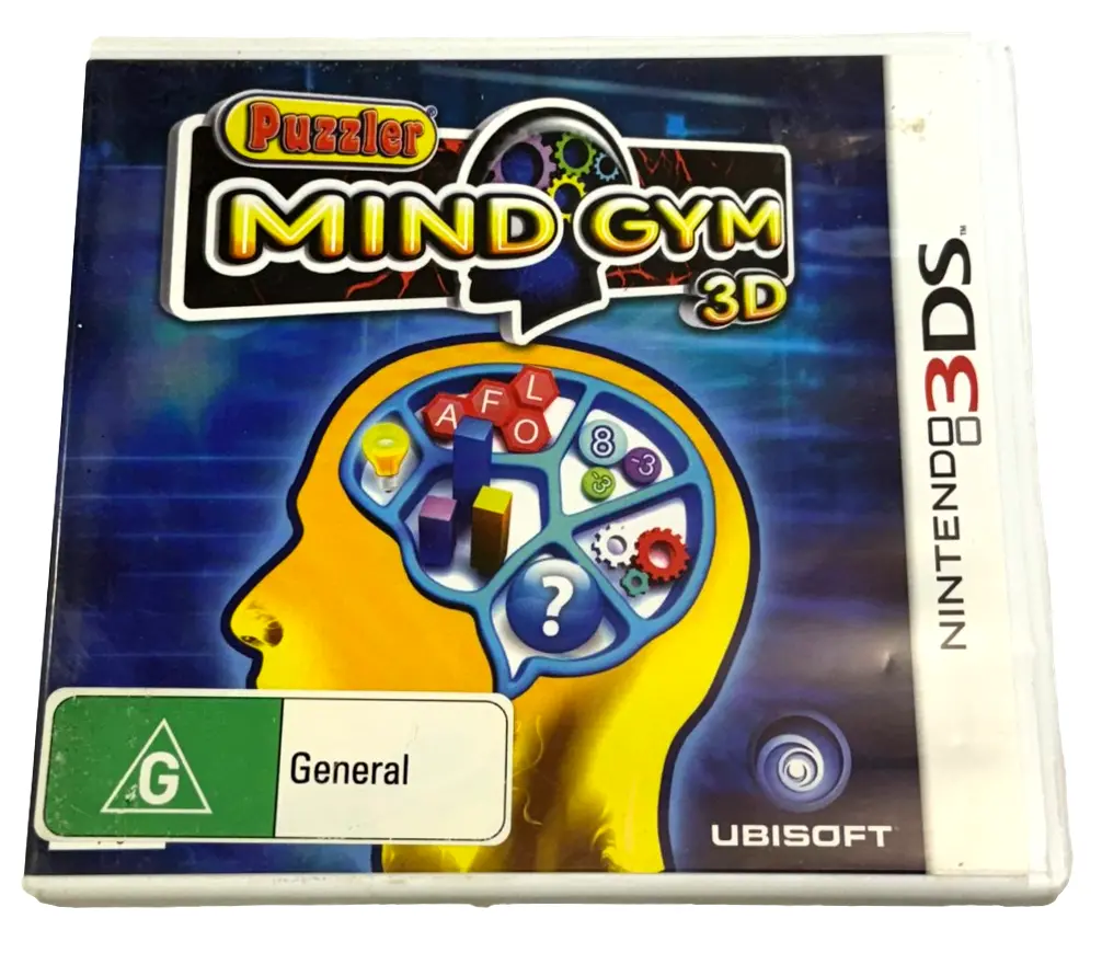 Puzzler Mind Gym 3D Nintendo 3Ds 2Ds Game (Preowned) 1