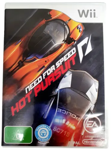 Need For Speed Hot Pursuit Nintendo Wii Pal *Complete* (Preowned) 1