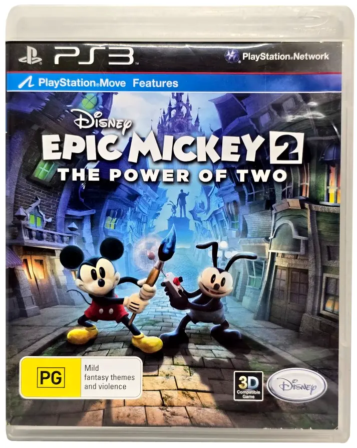 Disney Epic Mickey 2 The Power Of Two Sony Ps3 Playstation 3 (Preowned) 1