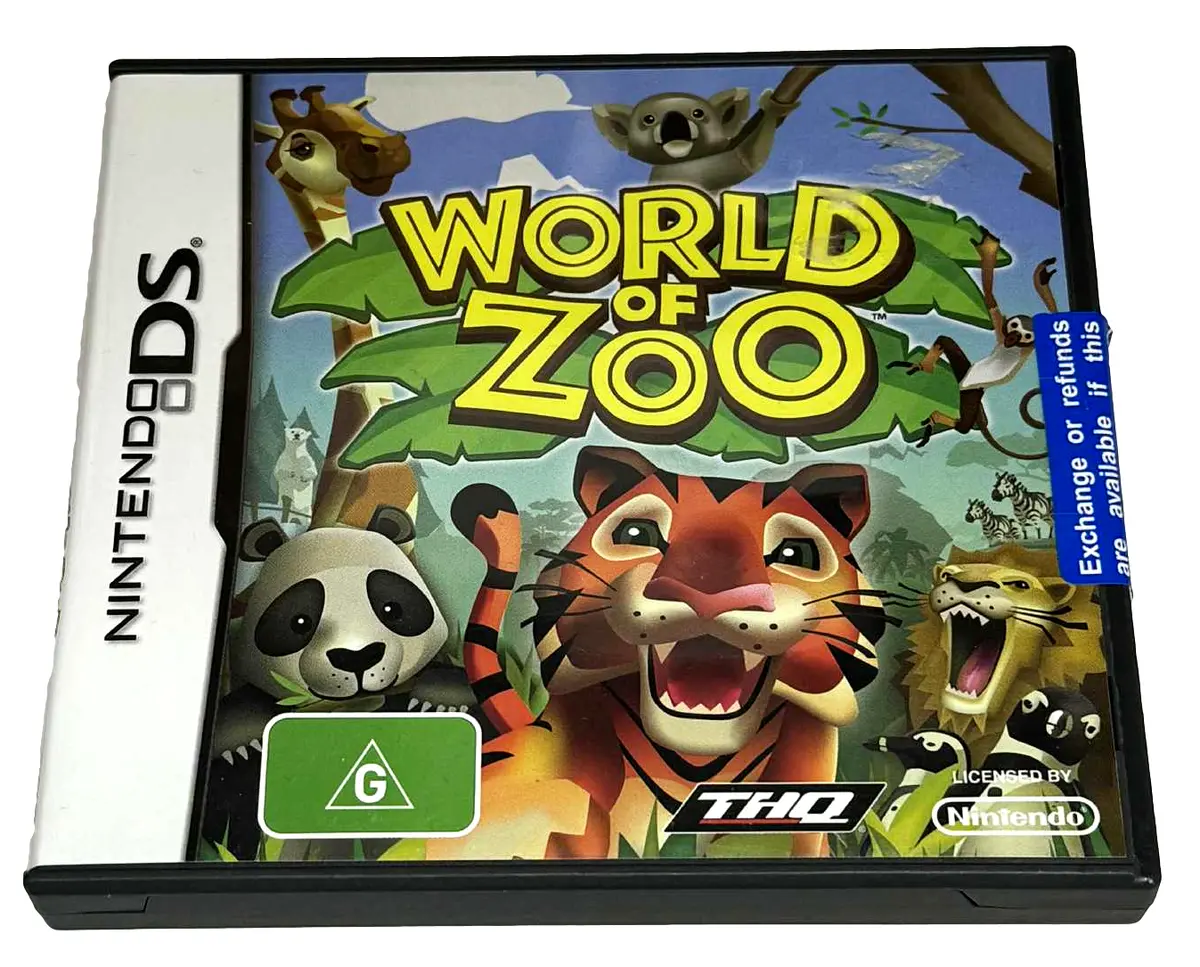 World Of Zoo Nintendo Ds 2Ds 3Ds Game *Shop Sealed* 1
