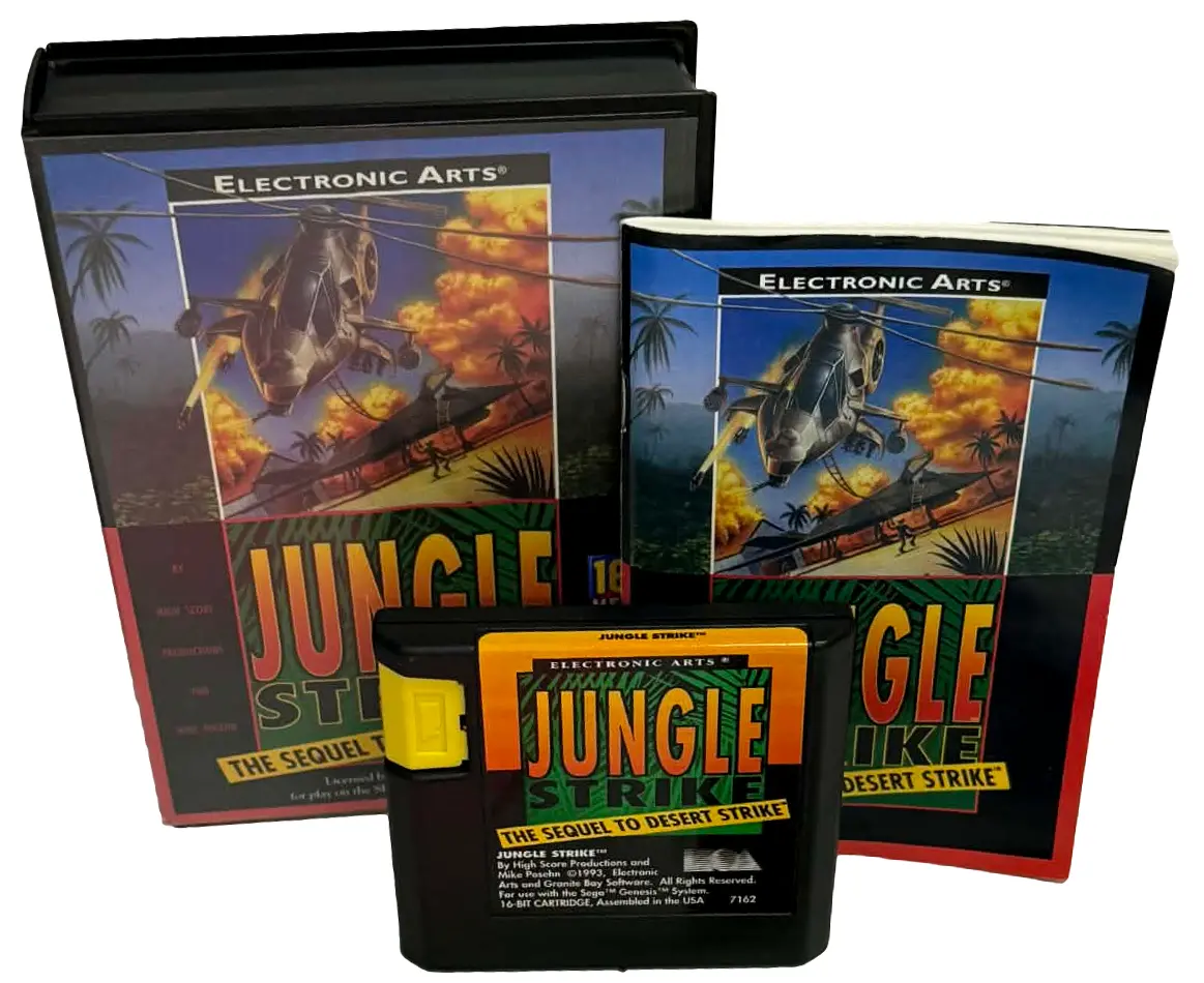Jungle Strike Sega Mega Drive *Complete* #2 (Preowned) 1