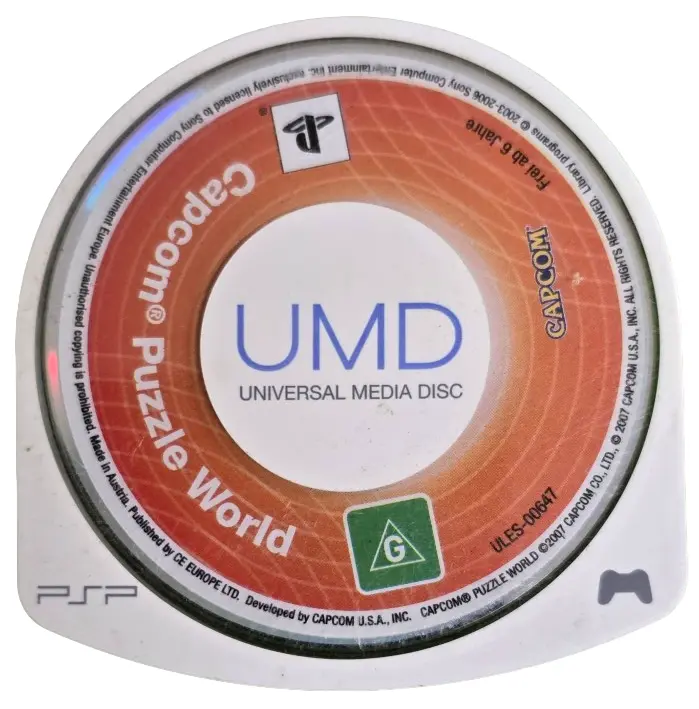 Capcom Puzzle World Sony Psp Game Disc Only (Preowned) 1