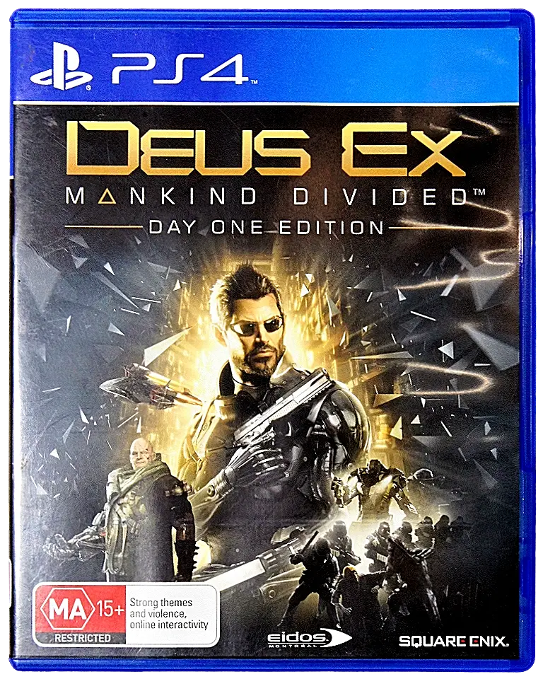 Deus Ex Mankind Divided Day 1 Edition Sony Ps4 (Pre-Owned) 1