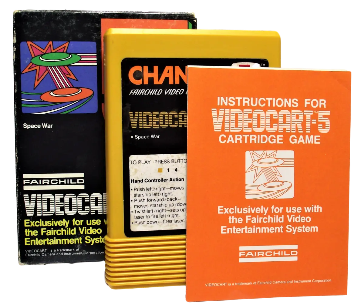 Boxed Channel F Videocart Fairchild Video Entertainment System 5 Space War (Preowned) 1