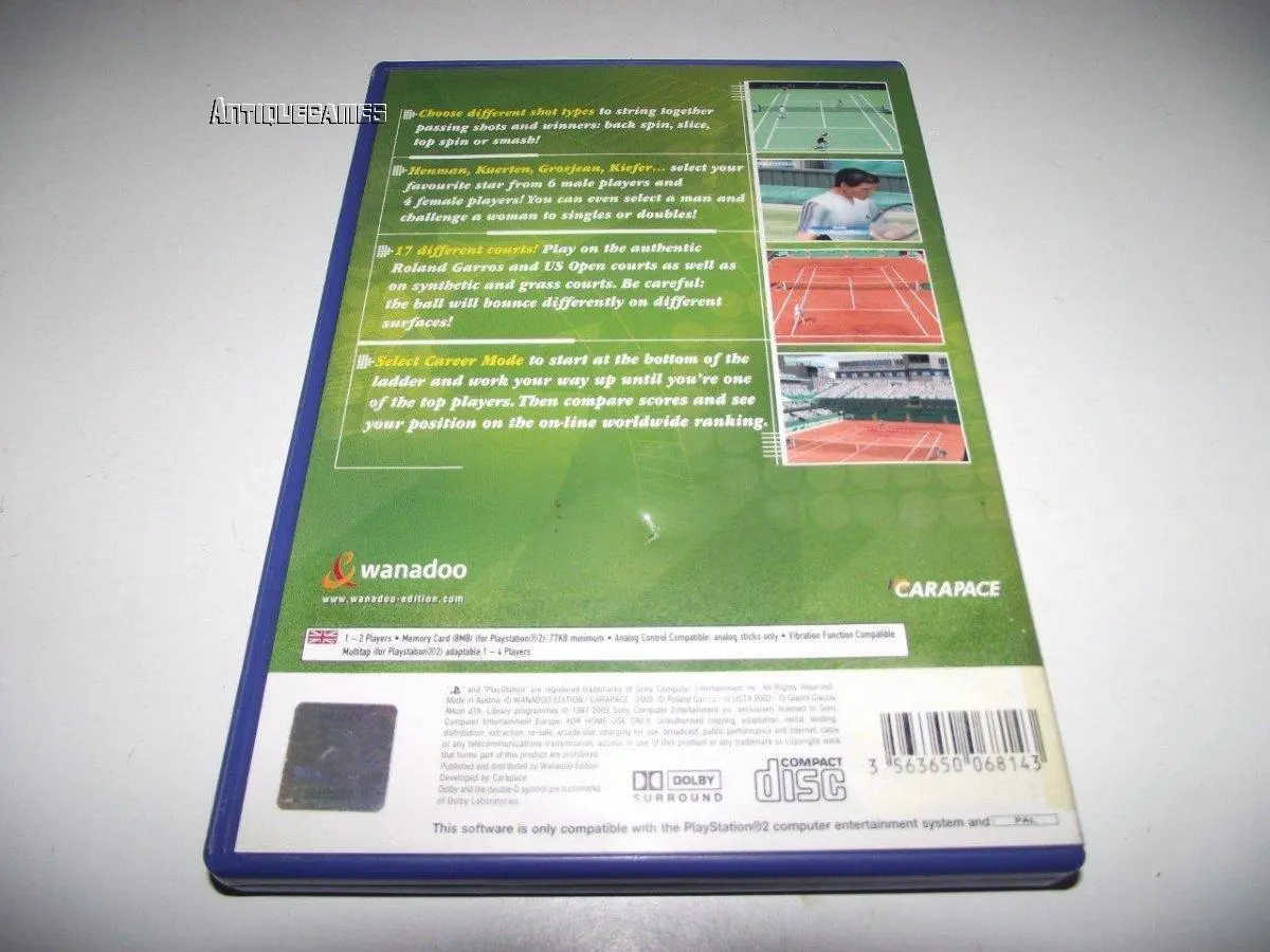 Next Generation Tennis Ngt Ps2 Pal *Complete* (Preowned) 2