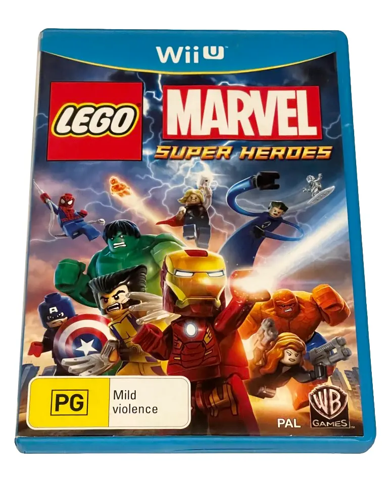 Lego Marvel Super Heroes Nintendo Wii U Pal (Preowned) 1