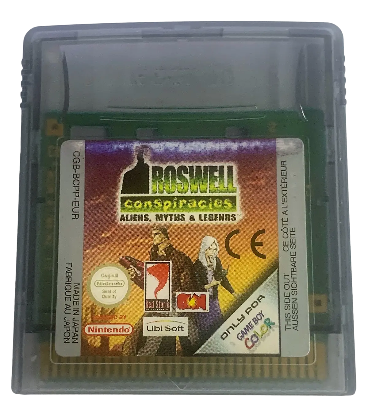 Roswell Conspiracies Aliens, Myths And Legends Nintendo Gameboy Color Cartridge (Preowned) 1