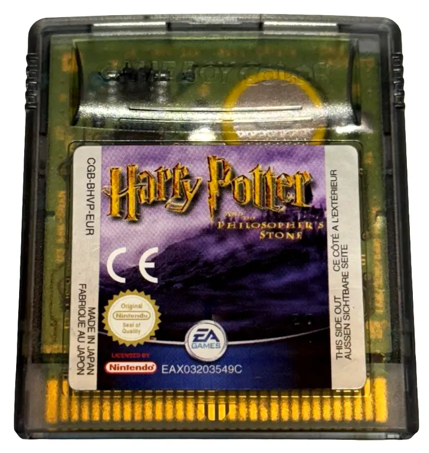 Harry Potter And The Philosopher's Stone Nintendo Gameboy Color *New Battery* (Preowned) 1