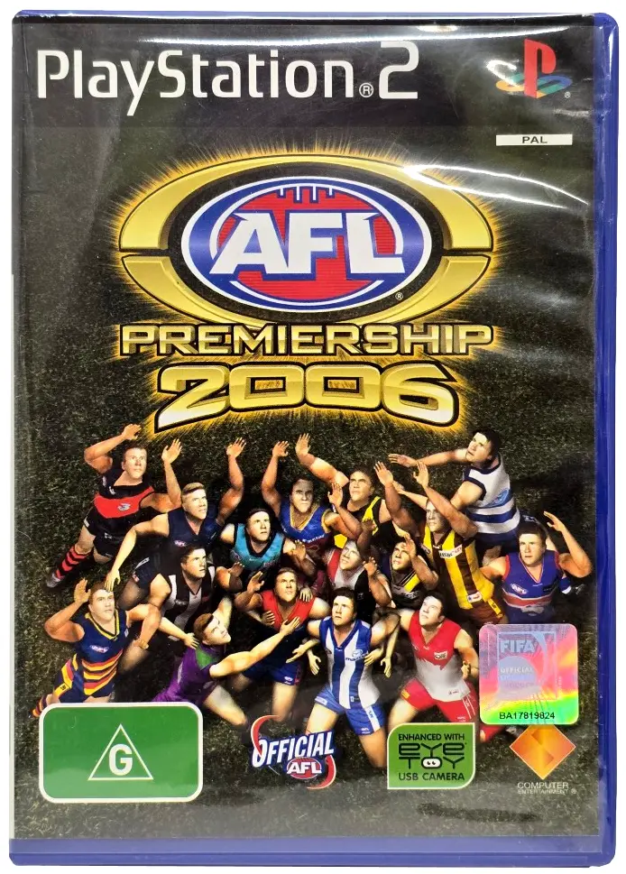 Afl Premiership 2006 Ps2 Pal *Complete* Playstation 2 (Preowned) 1