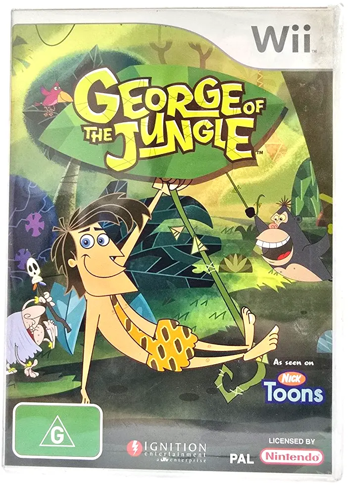 George Of The Jungle Nintendo Wii Pal *Complete* (Preowned) 1