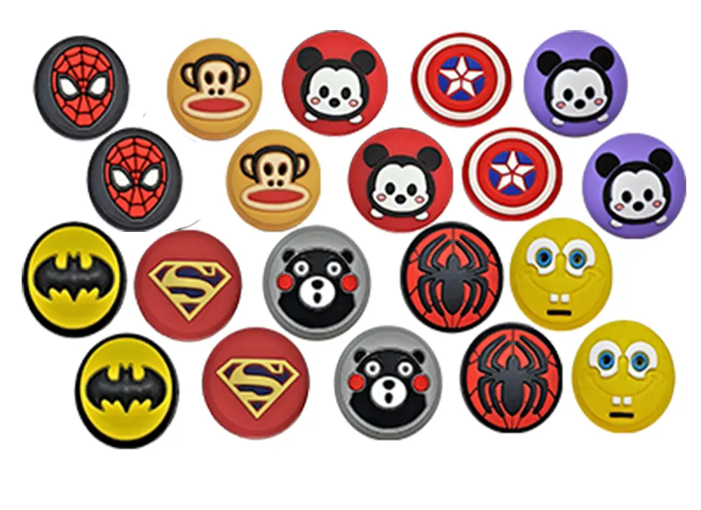 Thumb Grips X 2 For Switch/Switch Lite & N64 Cover Caps Characters 1