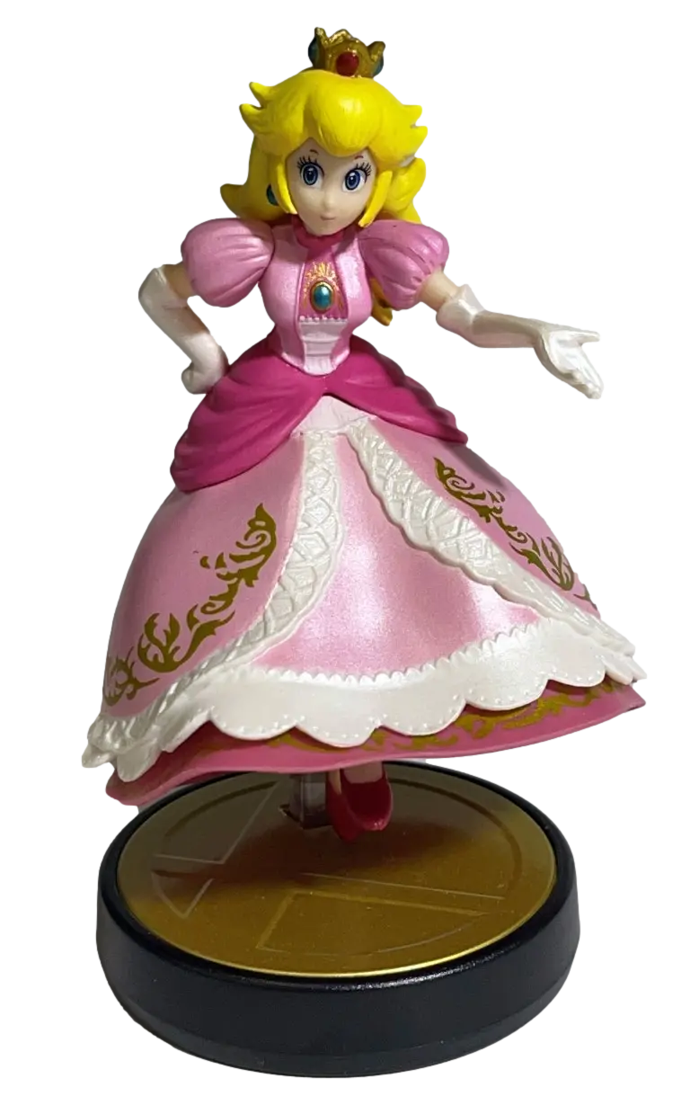 Super Smash Bros Collection N0.2 Peach Nintendo Amiibo Loose  (Preowned) 1