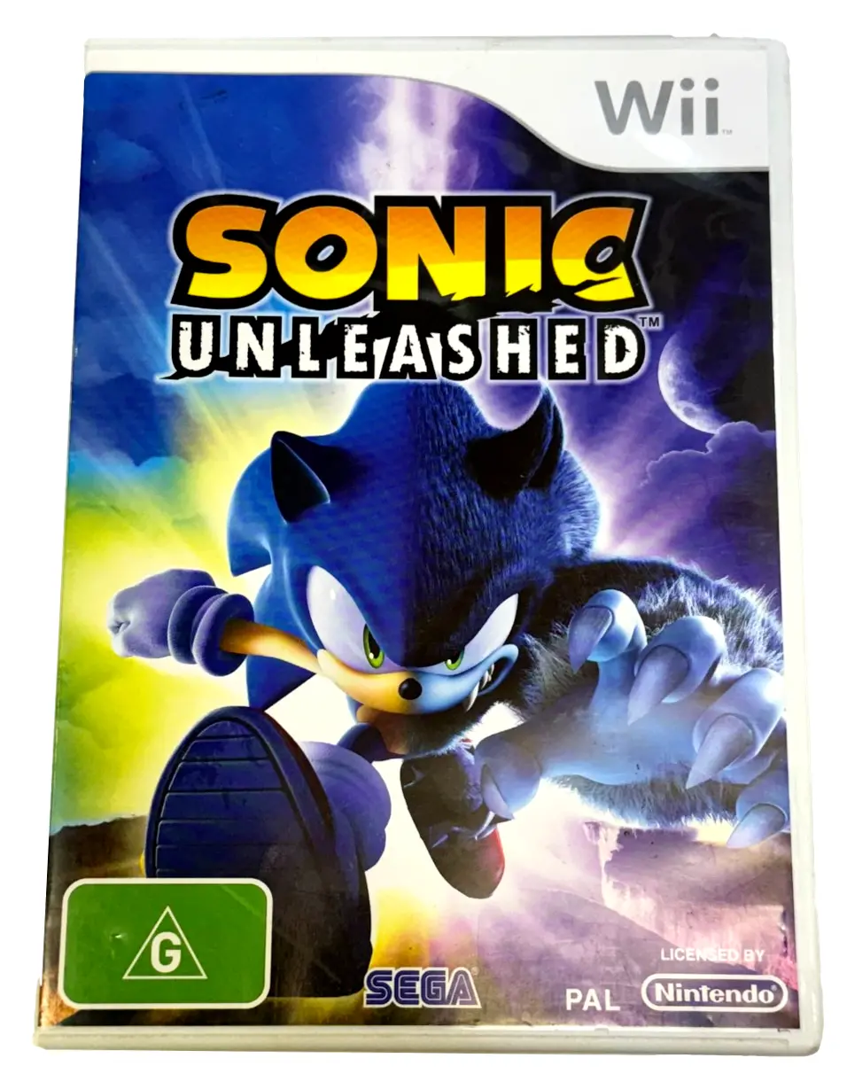 Sonic Unleashed Nintendo Wii Pal *Complete* (Preowned) 1