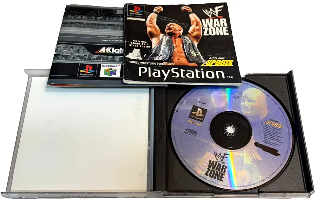 Wwf War Zone Ps1 Ps2 Ps3 Pal *Complete* (Preowned) 2
