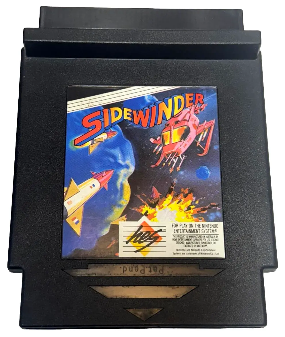 Sidewinder Nintendo Nes Hes Piggy Back Version #2 (Preowned) 1