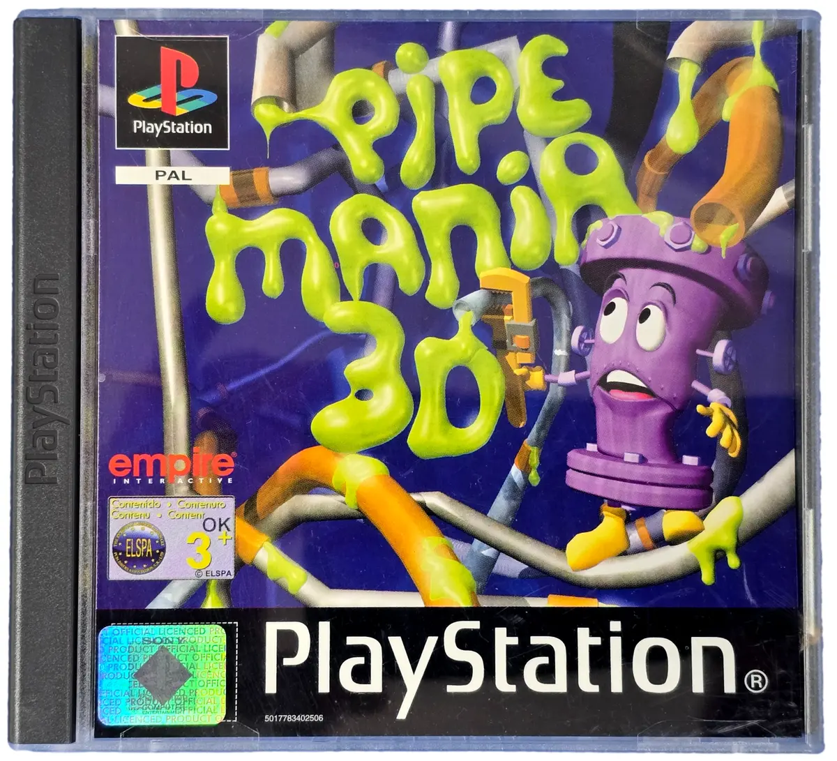 Pipe Mania 3D Ps1 Ps2 Ps3 Pal *Complete* Playstation (Preowned) 1