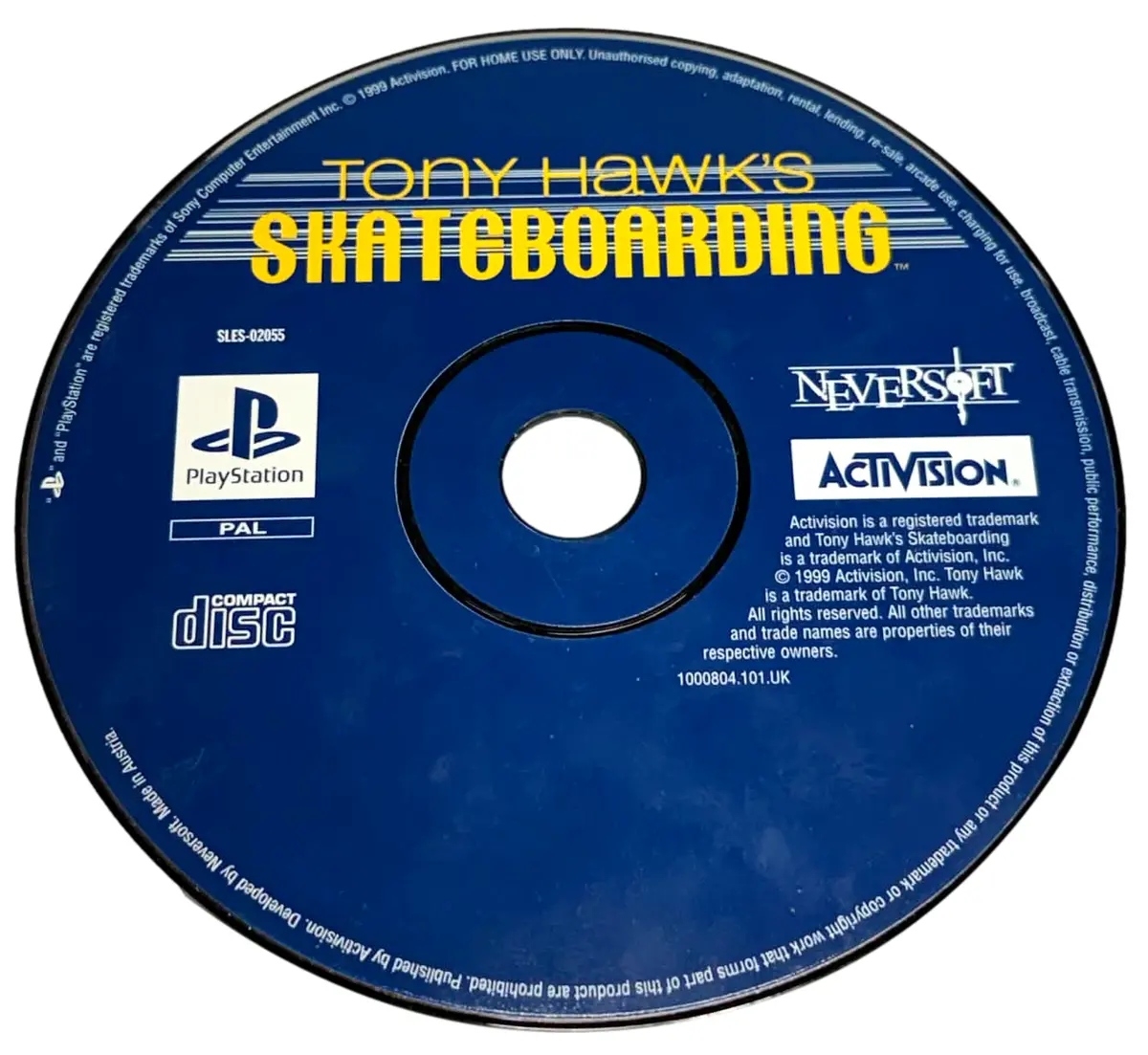 Tony Hawk's Skateboarding Ps1 Ps2 Ps3 Pal *Disc Only* (Preowned) 1