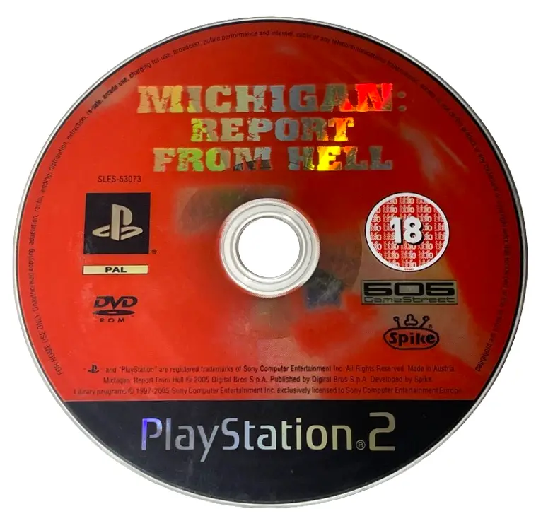 Michigan: Report From Hell Ps2 Pal *Disc Only* Playstation (Preowned) 1