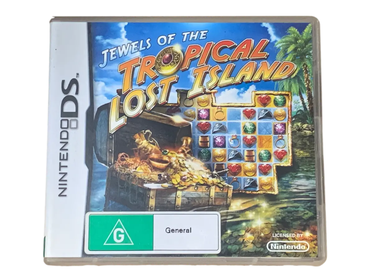 Jewels Of The Tropical Lost Island Ds 2Ds 3Ds Game *Complete* (Pre-Owned) 1