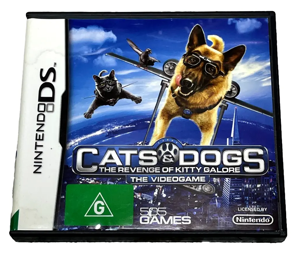 Cats & Dogs The Revenge Of Kitty Galore Nintendo Ds 2Ds 3Ds Game *Complete* (Preowned) 1